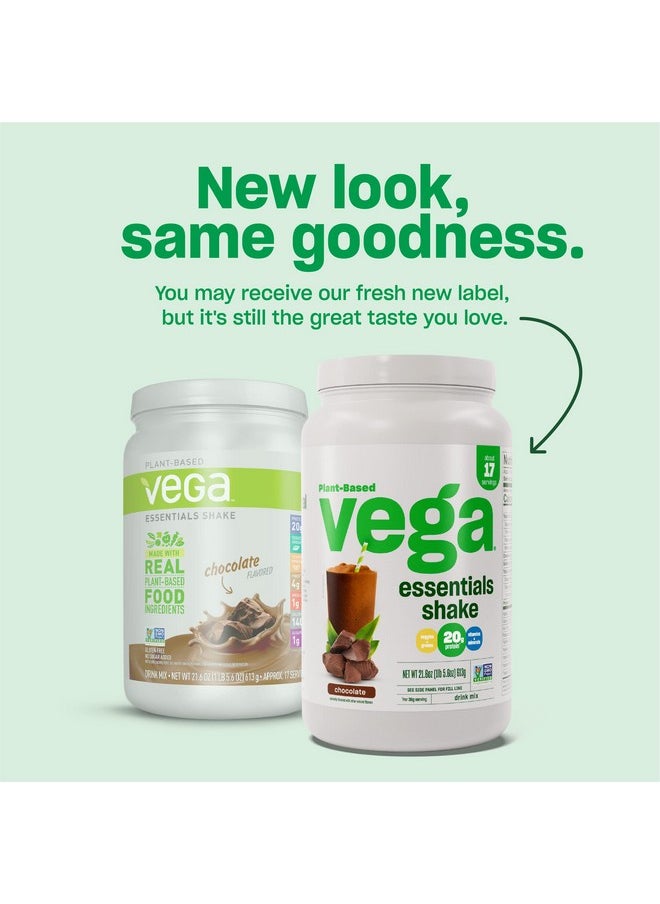 Vega Vega Essentials Plant Based Protein Powder, Chocolate - Vegan, Superfood, Vitamins, Antioxidants, Keto, Low Carb, Dairy Free, Gluten Free, Pea Protein For Women & Men, 2.4 Lbs (Packaging May Vary)  - Image 4