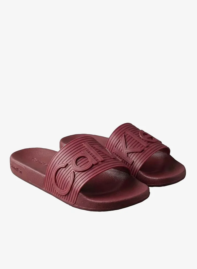 كالفن كلاين صنادل سلايد بنقوش أساسية