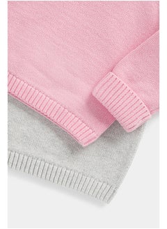 mothercare Roll-Neck Knitted Jumpers - 2 Pack  - Image 4