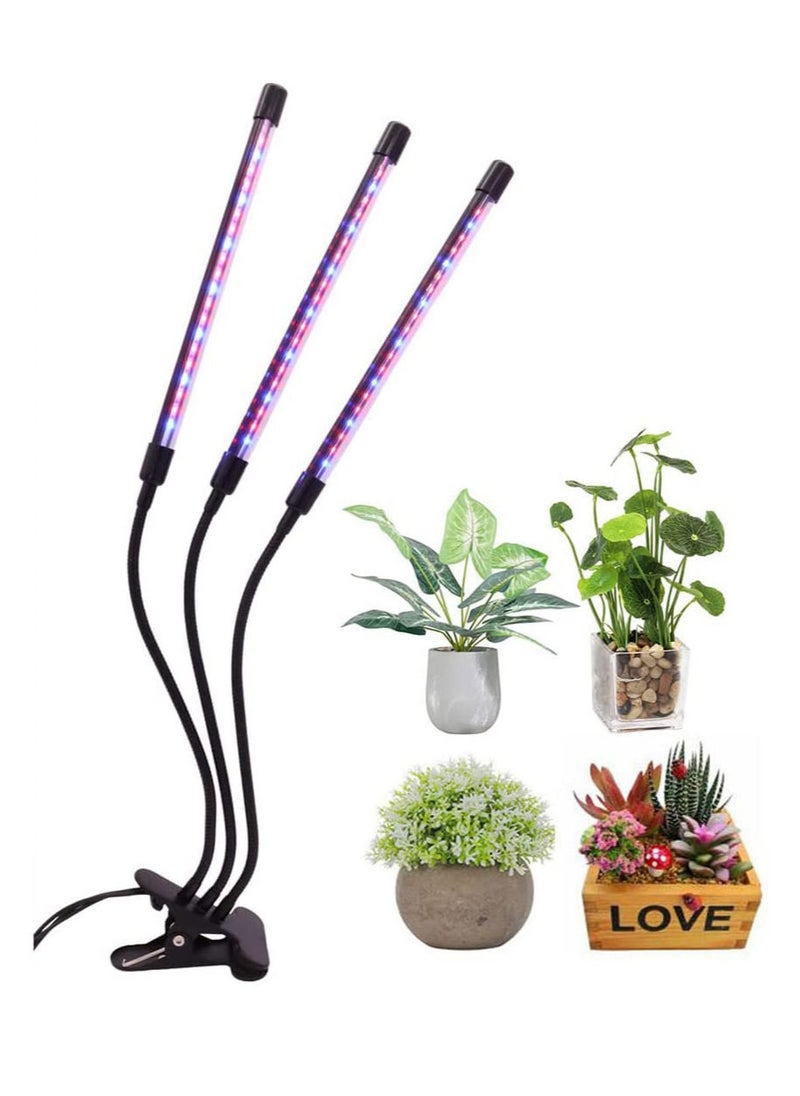 Generic USB Plant Grow Light Sunlight White Full Spectrum Lighting Angle Adjustable Desktop Clamp Growing Lamp Plants  - Image 1