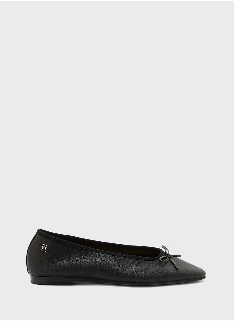 TOMMY HILFIGER - Logo Detail Ballerina - Image 1