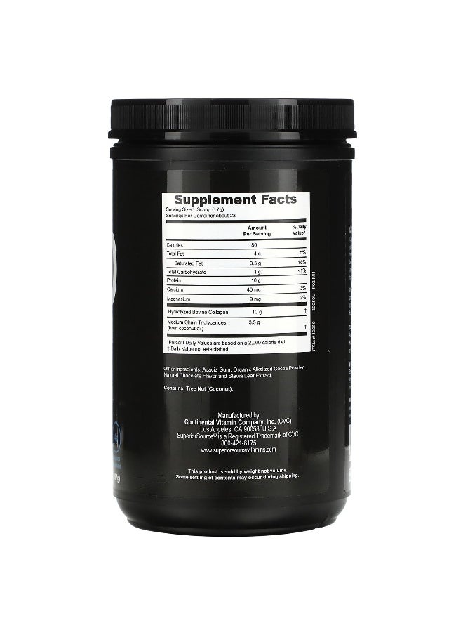 Superior Source Superior Source, Keto Collagen Powder with MCTs, Chocolate, 14 oz (397 g)  - Image 2