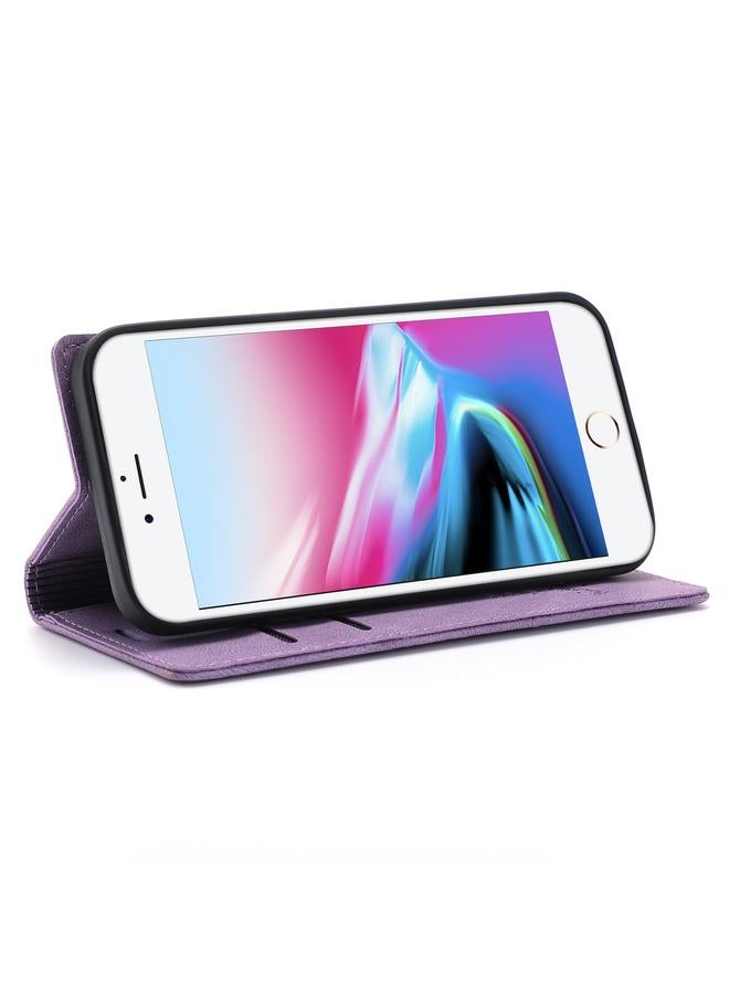 S-TOP Dream Magnetic Suction Business Horizontal Flip PU Leather Case with Holder & Card Slot & Wallet For iPhone 8 Plus / 7 Plus - Image 4