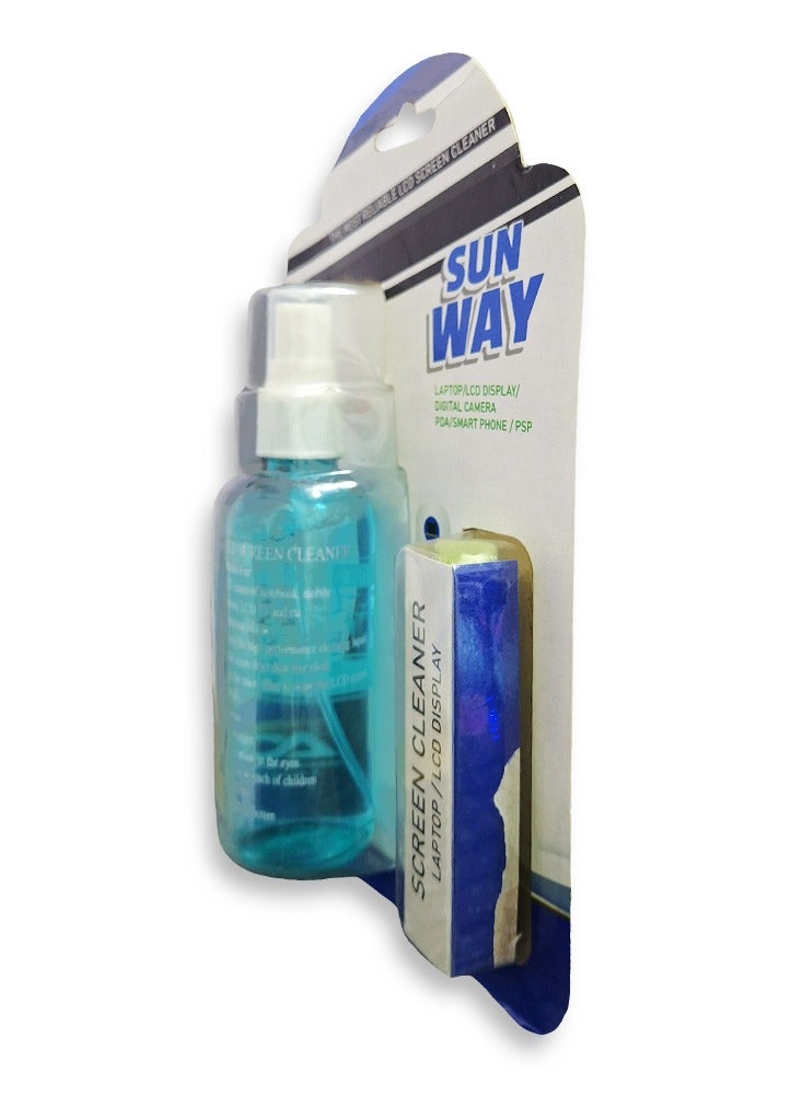 Screen Cleaner with Small Towel for Laptop, Mobile Phone, LCD Screen, Digital Cameras, Perfumed Solution Cleans Surfaces to Restore Brightness and Clarity, Gently Cleans and Removes Dirt, Fingerprints and Smudges from Most Screen Surfaces 100ml - Image 4