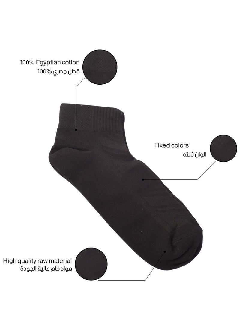 Future future socks short pack of 3 white-black-grey size 31-35 cotton  - Image 3