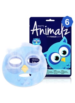 masque Bar masque BAR Pretty Animalz Owl Facial Sheet Mask 6 Pack  Korean Beauty Skin Care Treatment  Improves Elasticity Softens Soothes Dry Skin Softens Evens Tone  Fun Face Mask Sheets Animals 