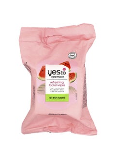 Yes To Yes To, Refreshing Facial Wipes, All Skin Types, Watermelon, 40 Wipes  - Image 1