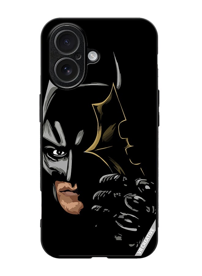 Protective Case Cover For Apple iPhone 17 Batman Black Design Multicolour