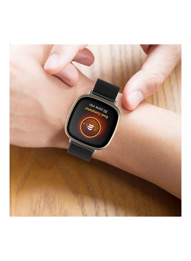 NIBEMINENT Replacement Bracelet Magnet Wristband With Versa 3 Black - Image 5