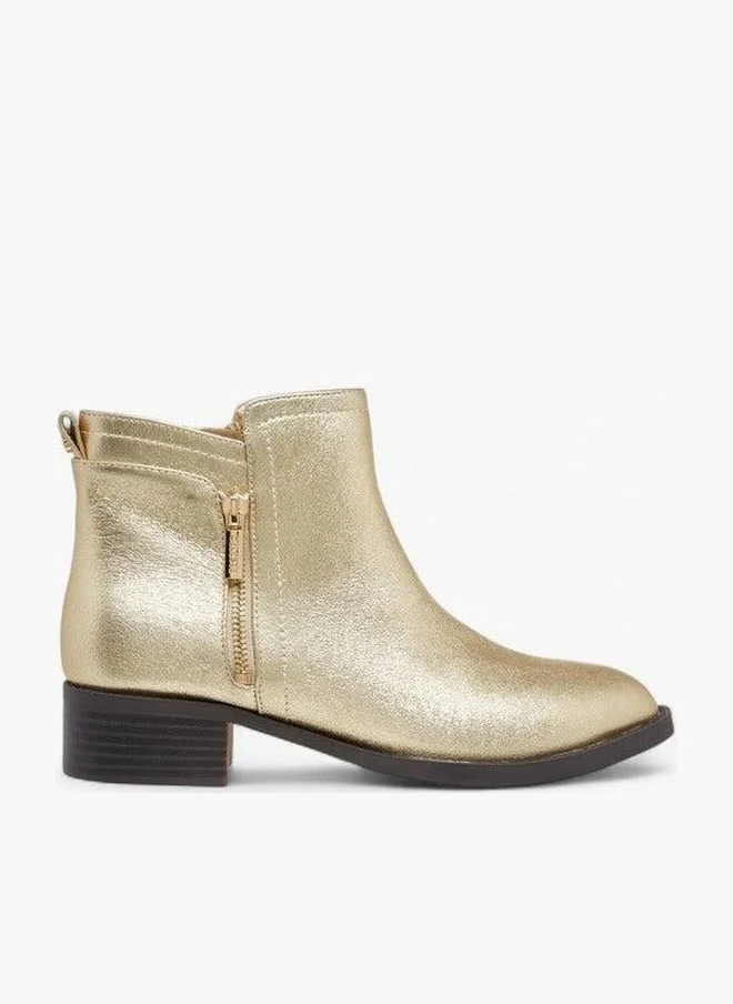 سيليست أحذية نسائية للكاحل سادة بسحاب