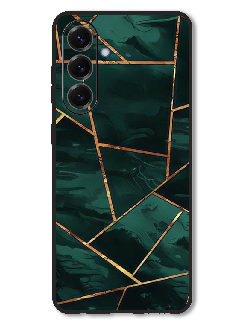 Theodor Case Compatible with Samsung Galaxy F16/ M16 Protection Shockproof Bumper Cover Green Pattern - Image 1