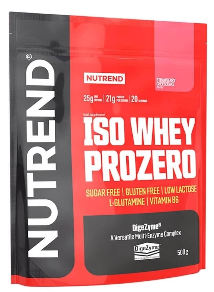 NUTREND Iso Whey Prozero  Sugar Free 500 g Strawberry Cheese cake
