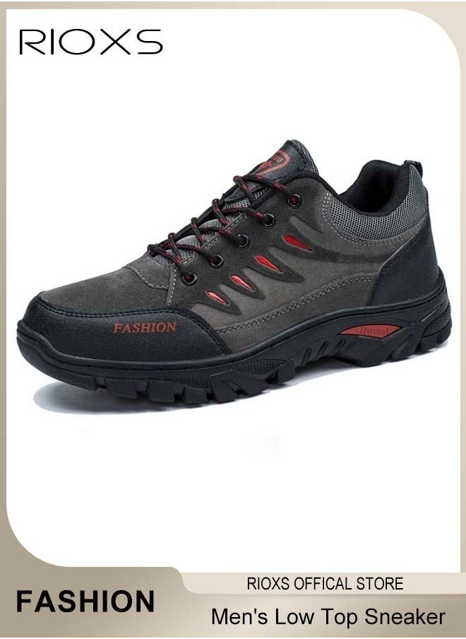 Low Top Sneaker For Men, Men's Waterproof Hiking Shoes, Lightweight Anti Slip Trekking Trails Shoe, Breathable Outdoor Ankle Boots, Running Sneakers For Men, Athletic Shoes Running Walking Gym - pzsku/Z1182B7304FA1805D53E7Z/45/_/1735972335/45b63b38-34e4-43f9-aa00-02c5cbb3b1d2