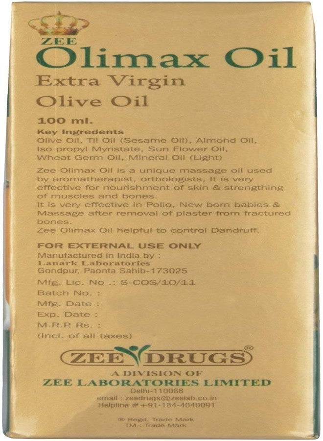 Zee Olimax Oil - 100 ml (Green)