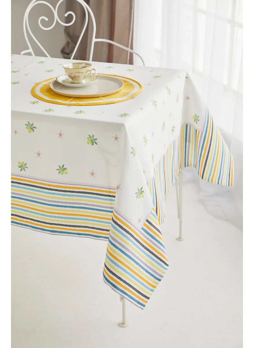 Ays Home Lemon Pattern Dining Table Cloth