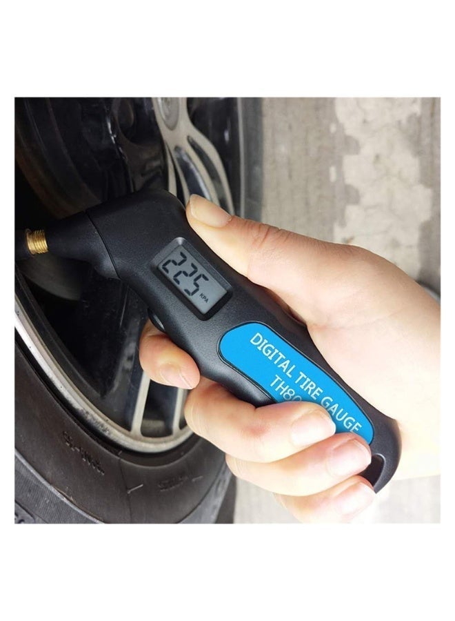 Valiant Glow Digital Car Tire Tyre Air Pressure Gauge Meter LCD Display Manometer Barometers Tester for Truck Motorcycles Bike - Image 4