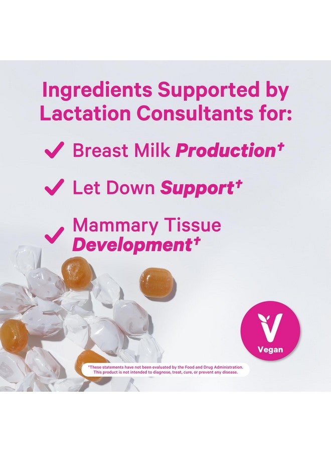 Pink Stork Lactation Sweets Supplement, Breastfeeding Snacks with Fenugreek and Milk Thistle to Support Breast Milk Supply - 30 Watermelon Candy Drops (Packaging May Vary) - Image 3