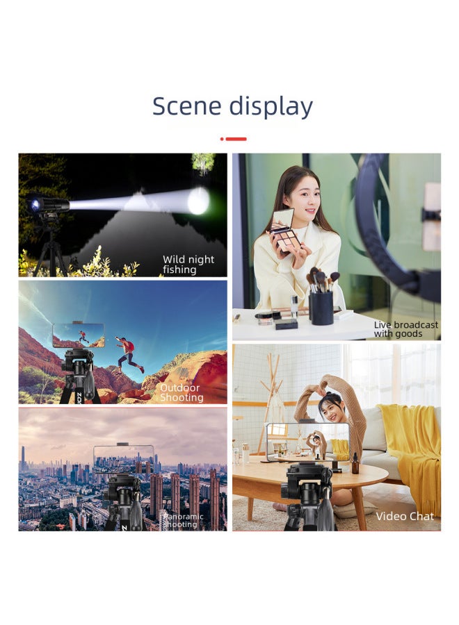 Zomei Tripod Photography Video Slr Camera Live Mobile Phone Stand Q111 Portable Tripod Light Fit - Image 3