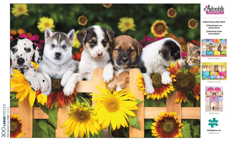 Buffalo Games - The Gangs All Here - 300 Piece Jigsaw Puzzle For Adults -Challenging Puzzle Perfect for Game Nights - Finished Size is 21.25 x 15.00 - Image 4