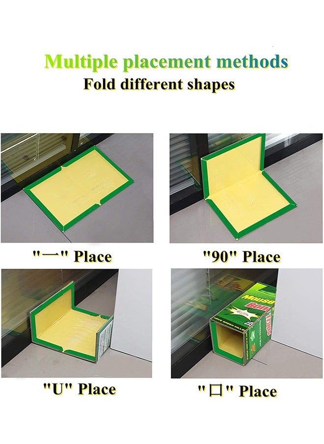 Lemon 6 Pcs Large Mouse Glue Traps with Enhanced Stickiness Glue Traps for Rat, Rodent and Household Traps Sticky Pad Board for House Indoor  - Image 3