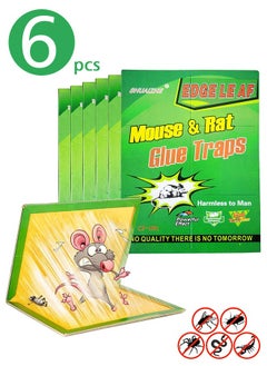 Lemon 6 Pcs Large Mouse Glue Traps with Enhanced Stickiness Glue Traps for Rat, Rodent and Household Traps Sticky Pad Board for House Indoor  - Image 1