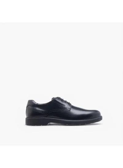 Le Confort Men's Solid Derby Shoes with Lace-Up Closure