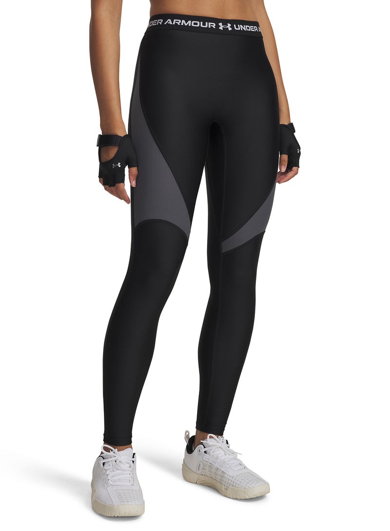 UNDER ARMOUR HeatGear Ribbed Leggings - Image 1