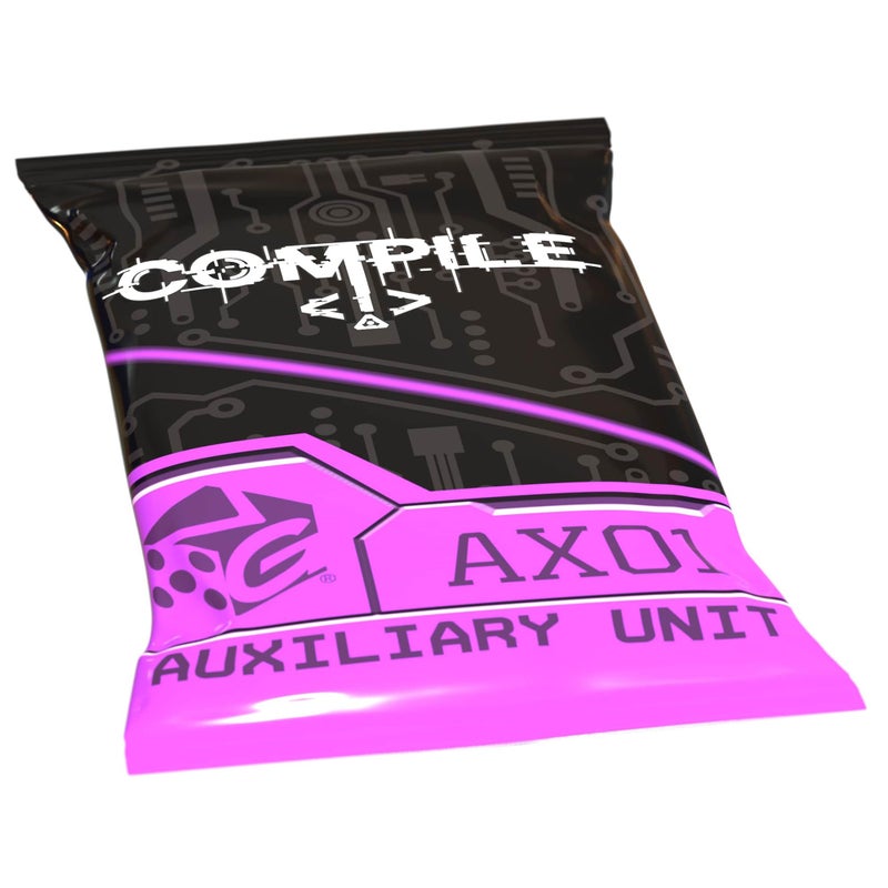 Synapses Games Greater Than Games: Compile: Aux 1 - Expansion, Auxiliary Unit, Area Control Strategy Card Game, 3 New Protocols, Play As AI, Ages 14+, 2 Players - Image 2