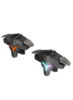 Mobile Game Triggers with Vibration Mode, RGB Game Triggers for PUBG/Fortnite/COD Zero Latency with Vibration Mode for iPhone and Android Phones