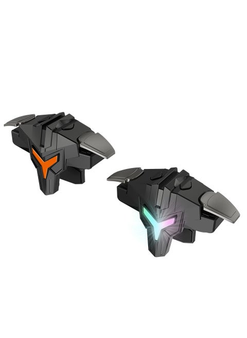 Mobile Game Triggers with Vibration Mode, RGB Game Triggers for PUBG/Fortnite/COD Zero Latency with Vibration Mode for iPhone and Android Phones