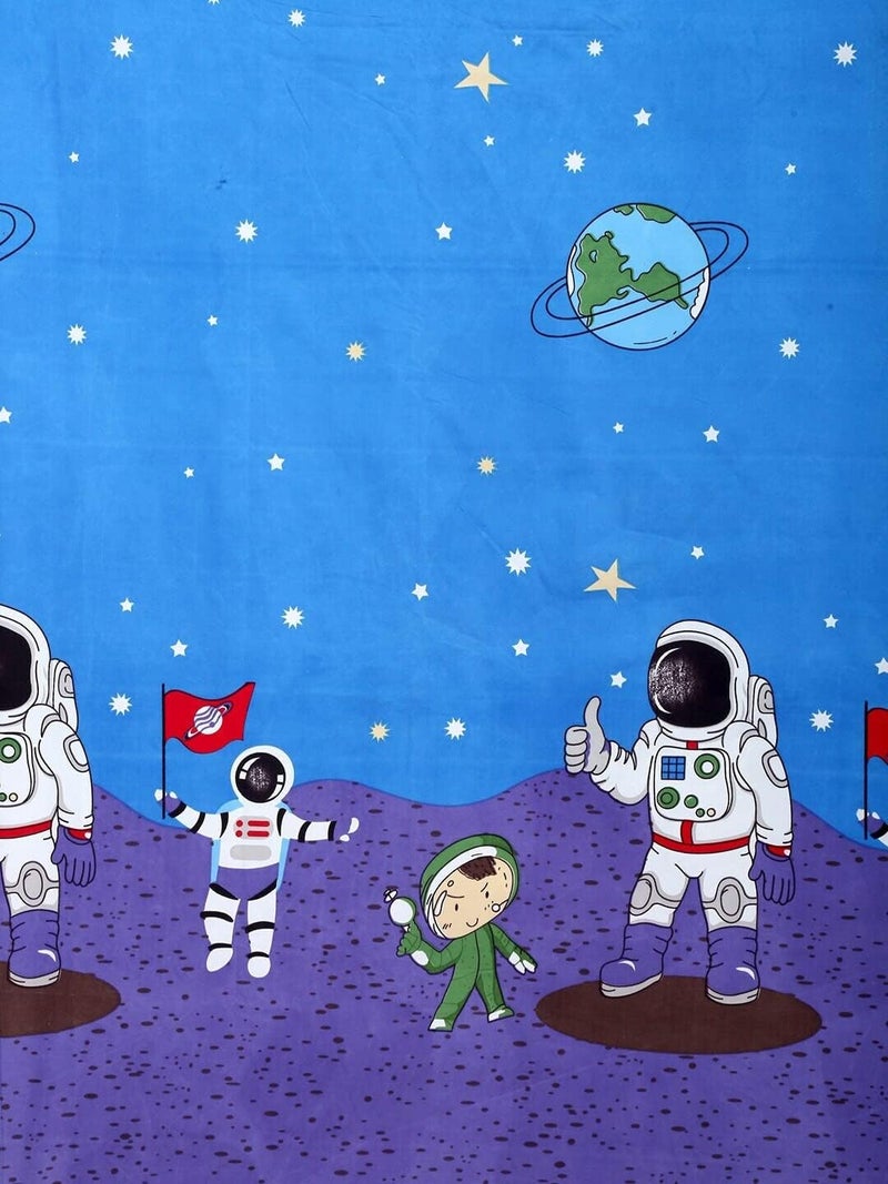 BLENZZA DECO بيلينزا ديكو™ 180TC قطن جليدي ملاءة سرير مفرد مطبوعة لغرفة الأطفال مع 1 غطاء وسادة (60 * 90 بوصة) - Image 2