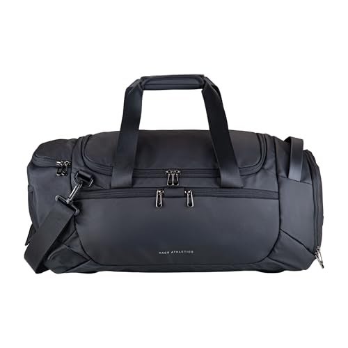 Hack Athletics 30L Duffle Gym Bag for Men & Women – Water-Resistant Sports, Travel & Fitness Bag with Wet Pocket, Multiple Compartments, Durable Polyester, and Adjustable Shoulder Strap - Image 1
