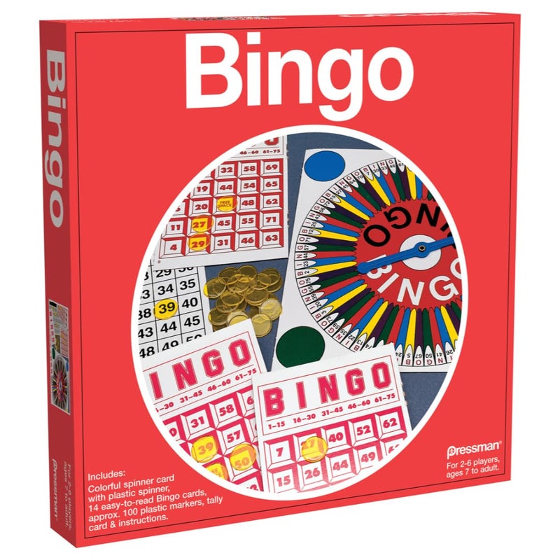 Pressman Toy Bingo in Red Box - Image 1