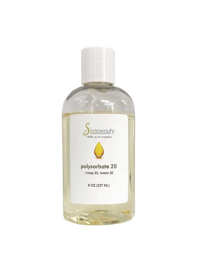 Soapeauty بوليسوربات 20 تماز 20 توين 20 ؛ 100% نقي من الدرجة التجميلية مذيب سطحي وم emulsifier ؛ الأحجام من 2 أونصة إلى 7 أرطال ؛ 8 أونصات - Image 1