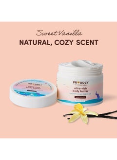 Proudly PROUDLY Ultra-Rich Body Butter by Gabrielle Union & Dwyane Wade, Lotion for Babies, Kids & Adults, Shea Butter & Argan Oil for Deep Moisture, Sweet Vanilla, 4.4 oz  - Image 5