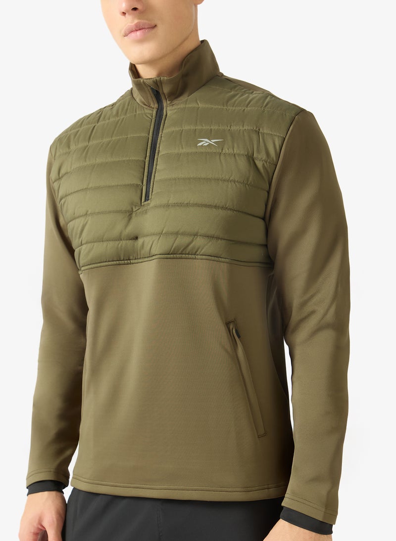 Reebok Hoddle Quilted Track Jacket - Image 3