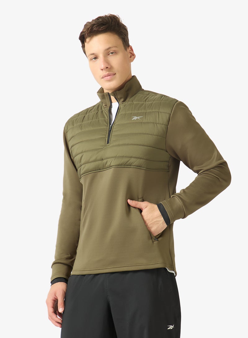 Reebok Hoddle Quilted Track Jacket - Image 1
