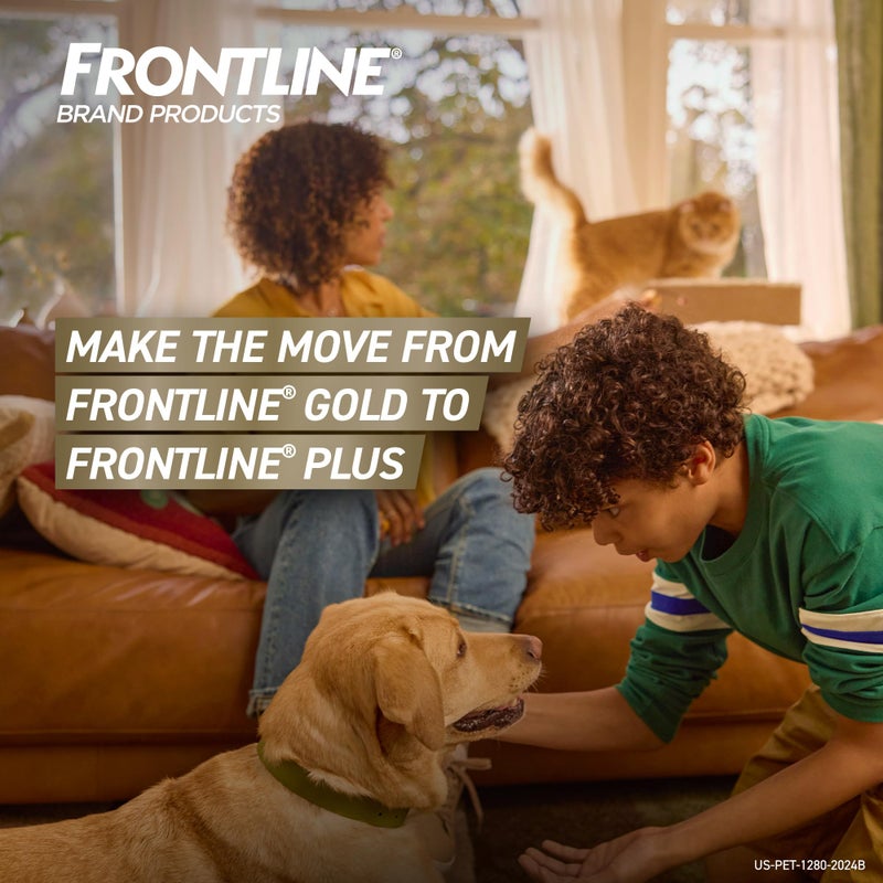 FRONTLINE Gold Flea & Tick Treatment for Large Dogs Up to 45 to 88 lbs., Pack of 3 - Image 3