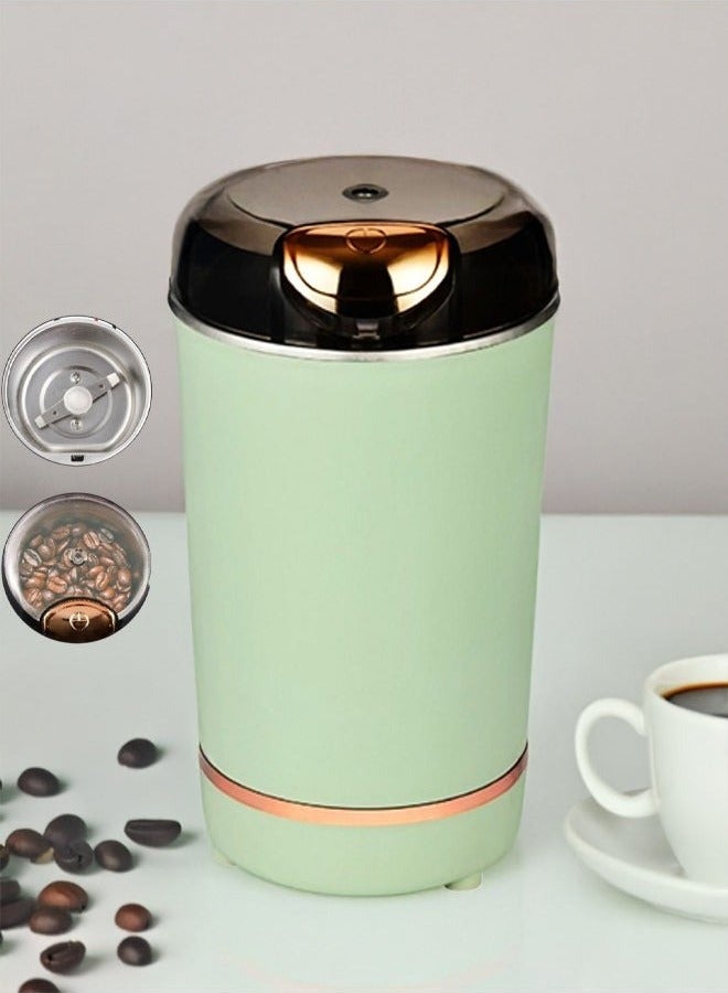 ال سي مطحنة قهوة كهربائية محمولة، سعة 300 مل، قوة 200 واط - Image 1