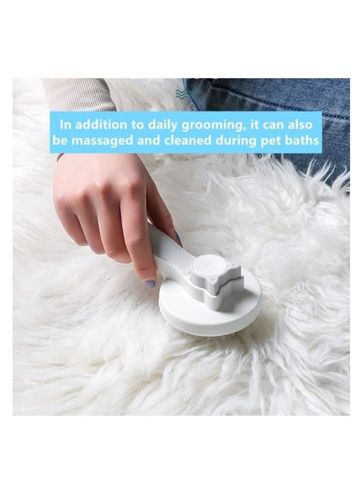 Generic Dlmlemu Pet Grooming Brush, Pet Hair Removal Comb, Dog Brush Cat Brush for shedding and grooming, Supple Stainless Steel Bristles Quick Removes Loose Undercoat, Suitable for Most Cats Dogs Furry Pets - Image 3
