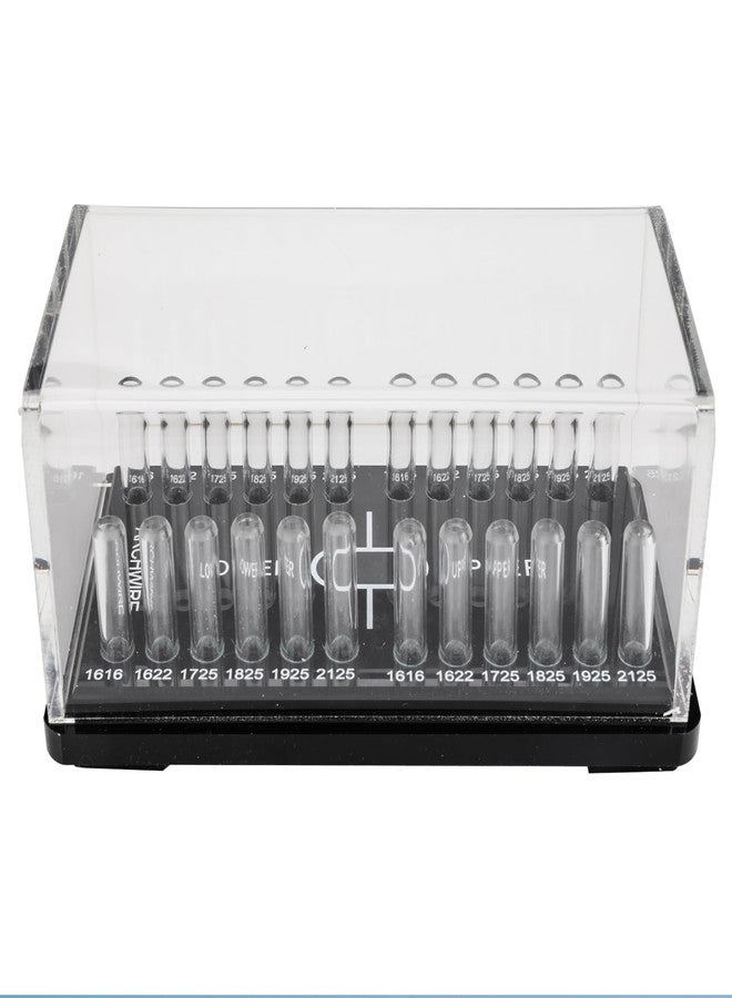 ANNWAH Dental Acrylic Archwire Organizer-Orthodontic Wire Box with Lid for Dental Clinic Arrange and Store Orthodontic Arch Wires Use(Square) - Image 1