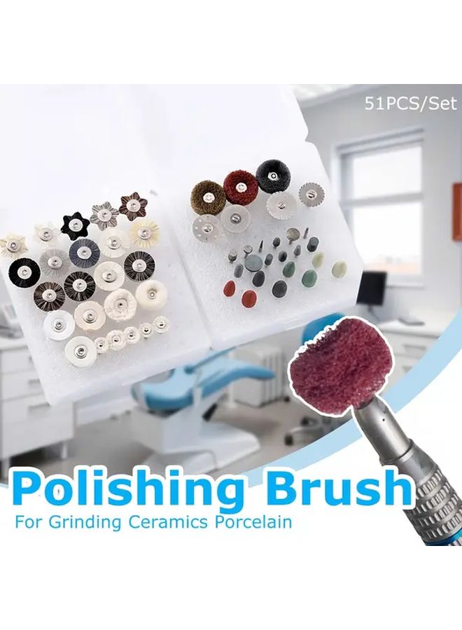 51pcs Universal Ceramic Resin Grinding Polishing Set 2 Boxes - Image 1