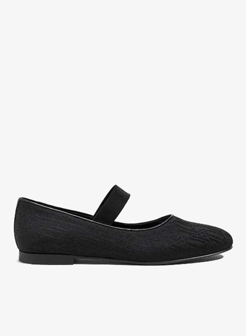Ipekyol Monogram Jacquard Strappy Flats