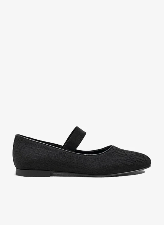 Ipekyol Monogram Jacquard Strappy Flats