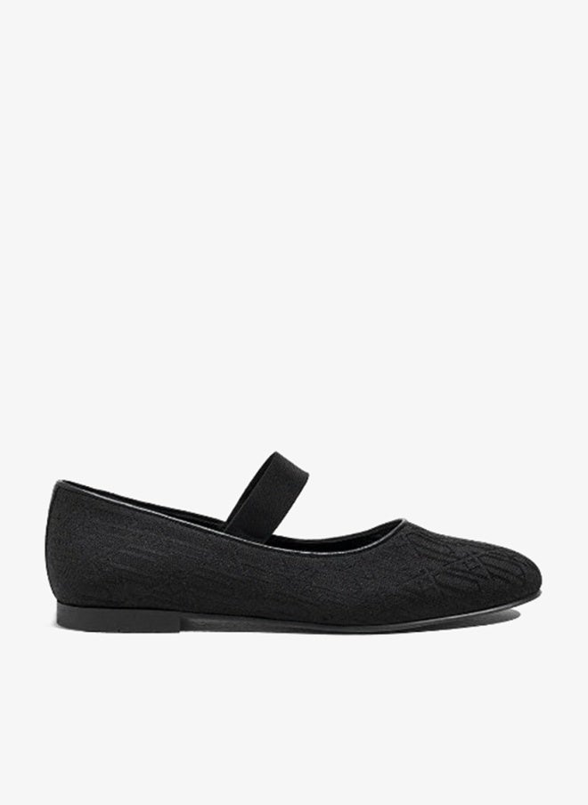 Ipekyol Monogram Jacquard Strappy Flats - Image 1