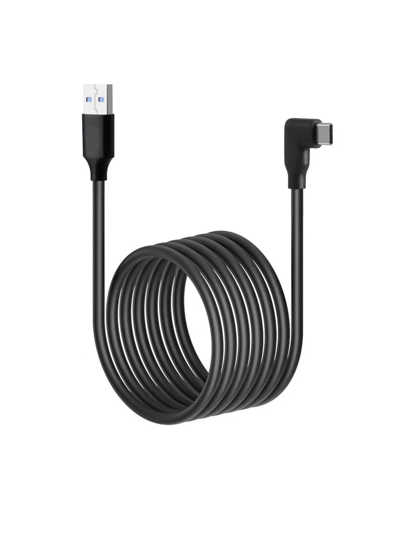 AROAQ VR Link Cable For Meta Quest 3, VR High Speed Stable Data Transmission Cable, Portable Easy To Use Signal Extension Cable, Strong And Flexible Connection Cable For Quest 3, (3m Type C, Pack Of 2pcs) - Image 1