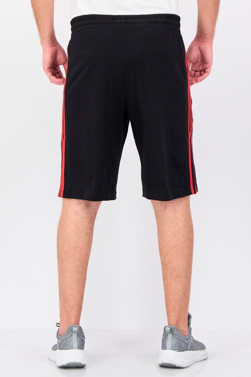 Adidas Men Big And Tall Fit Drawstring Outdoor Shorts, Black - Image 4