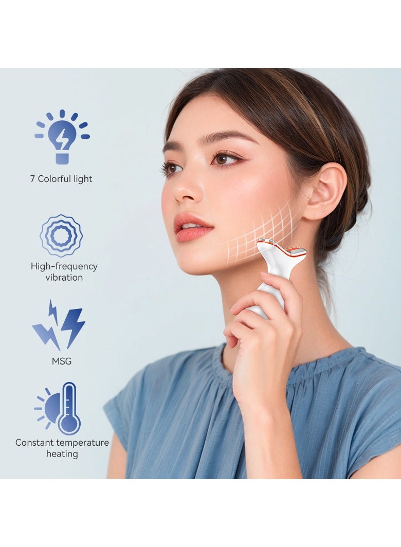 عام جهاز التجميل الإلكتروني يضم جهاز إدخال الأشعة فوق البنفسجية (IPL) للرقبة والوجه. هو جهاز يعمل على تجديد البشرة، إعطائها رطوبة، تقوية البشرة ومساجها. ويتوفر بمنفذ اتصال USB. - Image 1