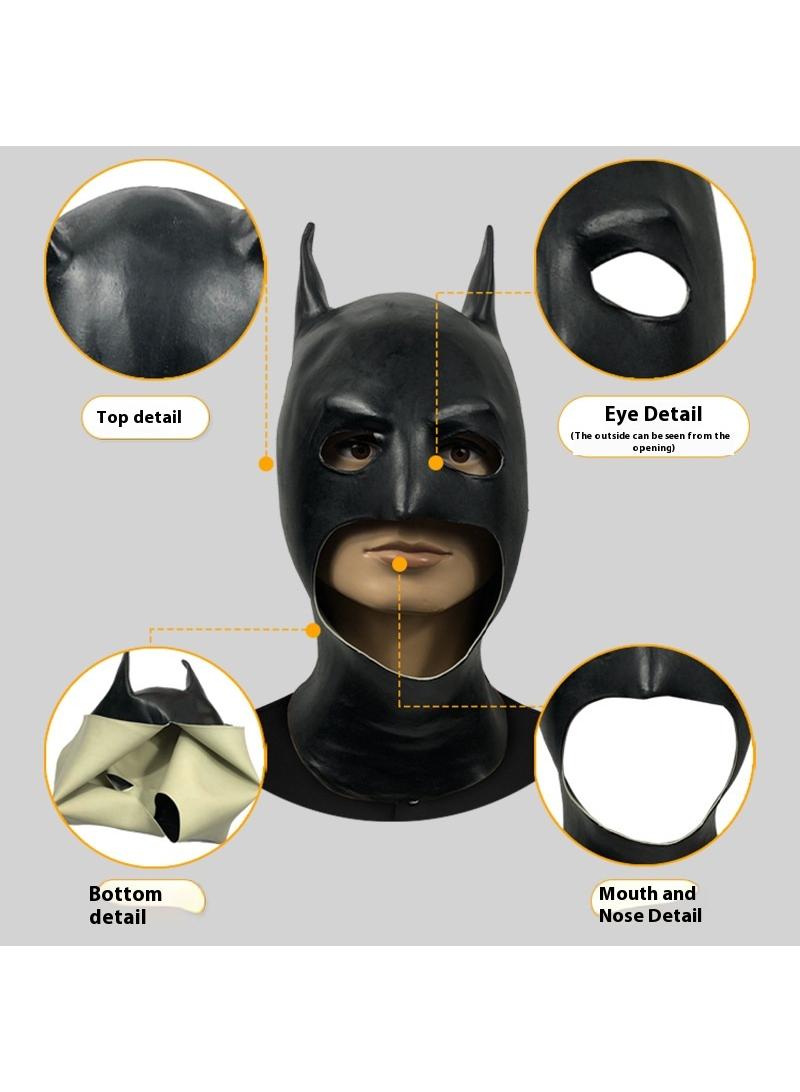 Bluejw Batman Head Cover Mask Children Adult Costume Props For Comic Con Party Masquerade - Image 2