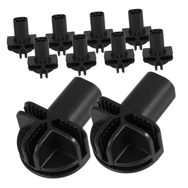 Black Replacement Caster Wheels for Cat Cages Rolling Tool Carts Easy Setup Multipurpose Use - Image 2